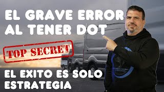 El grave error de tener un DOT y MC en la cargo van | Lo que nadie te dice