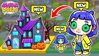 I WAS ADOPTED BY CORALINE | NEW HALOWEEN CHARACTERS IN AVATAR WORLD