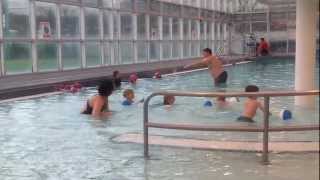 Jenessa's 2nd Day of Swimming Lessons At YMCA Pool