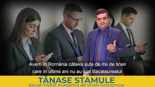 Tănase Stamule, decanul FABIZ ASE, despre integrarea tinerilor pe piața muncii