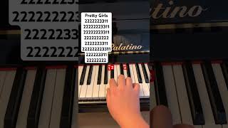 Pretty Girls // follow my instagram: jessnotes123 #piano #pianotutorial #pianomusic #reneérapp