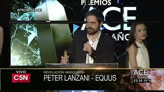 Peter Lanzani gana como revelación en los Premios ACE | 18/10/2016