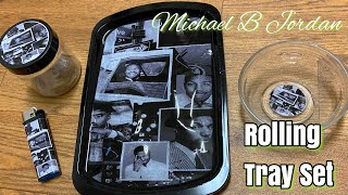 Michael B Jordan Rolling Tray Set | Watch Me Work | DIY Rolling Tray