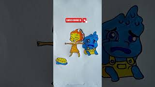 Guess the real face Ember ||#shorts #trending #elemental #satisfying #video