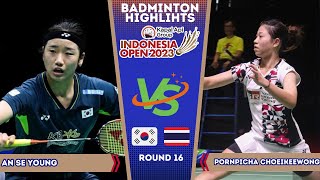 🔴 Virtual SCORE | An Se Young (KOR) vs Pornpicha CHOEIKEEWONG (THA) | Indonesia Open 2024 Badminton