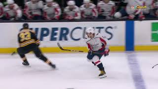 Ovechkin hits Chara over the boards to Caps bench | 11.1.2019 | NHL