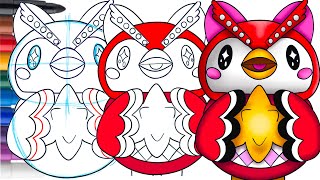 Comment apprendre à dessiner CELESTE / ANIMAL CROSSING étape par étape facilement