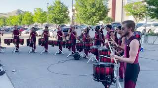 Mandarins Drumline 2023 THROWING DOWN in the lot