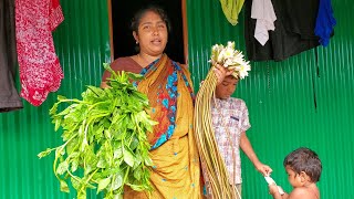 এক রাতে আমাদের খাল বিল সব ভরে গেল আর আজ স্বর্ণে  দামে মাছ কিনলাম \ Our village life