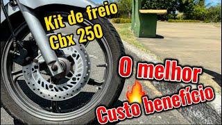 🔥Kit de freio dianteiro para CBX 250 vale a pena? ( tudo em detalhes )