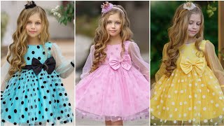 Polka Dot Baby Girl Frock Design #dress  #shorts