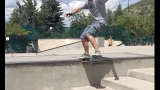 Nollie FS Tailslide Fakie out Skateboarding Park City Utah