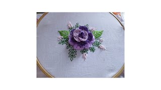 Hand embroidery design/3D flower embroidery- Leisha's Galaxy embroidery.