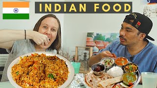 MY AMERICAN WIFE learning to EAT by HAND Indian style  🔥🔥