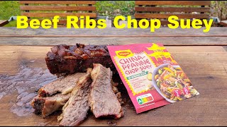 Beef Ribs Chop Suey Style