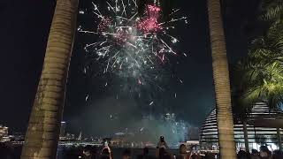 Singapore National Day 2022 Fireworks 🎇🎇🎇 at the Float