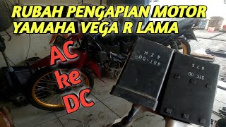 PASANG CDI JUPITER DI VEGA LAMA !! RUBAH PENGAPIAN AC KE DC