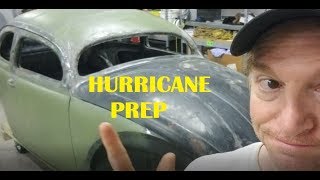 Hurricane Preps At the Shop And Car Status