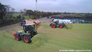 Maisernte Hof Barslund 2020 LU KaPe  [Claas, New Holland, Fendt, (Landwirtschaft, Silo fahren)]