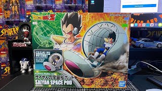 Bandai Figure Rise Standard Dragon Ball Z Vegeta Saiyan Space Pod Live Build