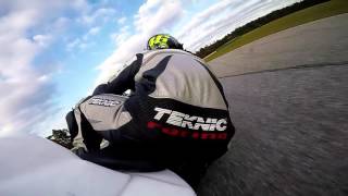 Carolina Motorsports Park GsxR 600 track toy Bazzaz QS4 & tweakin susp