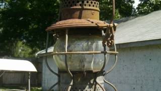 Yellow Jacket Nest in a Lantern