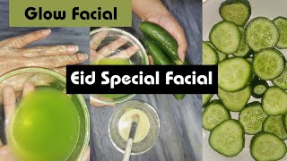 Cucumber Glow Facial| How to use cucumber on face| Diy cucumber face mask| Spice and Glamour