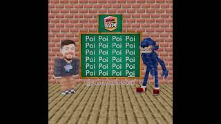 MrBeast teaches Shin Sonic to dance Poi Poi Poi #shorts #shinsonic #mrbeast #minecraft