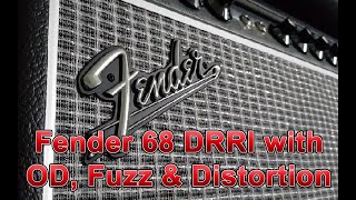 Fender 68 Deluxe Reverb RI with Overdrive, Fuzz and Distortion