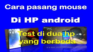 cara pasang mouse di hp android