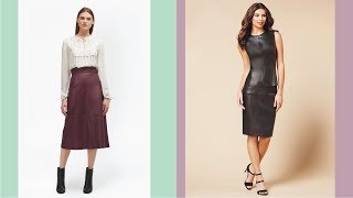 Fabulous Leather Skirt Collection For Long Year