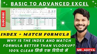 How to Use Index & Match Formula in Excel | Index & Match Formula in Excel | Lookup Formula in Excel