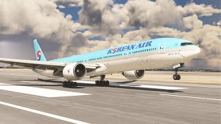 Impossible landing Boeing 777 Korean Air at Hamad International Airport - MFS2020