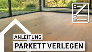 Parkett schwimmend verlegen DIY  | Anleitung casando