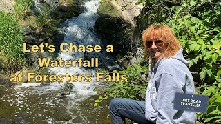 Chasing the waterfall at Foresters Falls, Ontario