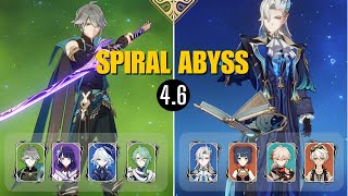 Genshin Impact | Spiral Abyss Floor 12 - C0 Alhaitham Quickbloom & C1 Neuvillette Vaporize #genshin