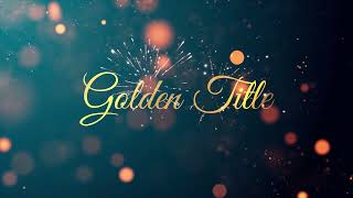 Create Amazing GOLDEN Titles Effect in Filmora X 2021