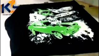 Custom Hoodies Printing at Ks corporation (silk screen printing)