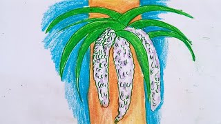 How To Draw Foxtail Orchid||কপৌ ফুল||Easy Step By Step||