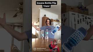 Insane Bottle Flip Trick! #bottleflip