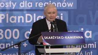 Jarosław Kaczyński w Skarżysku-Kamiennej 30.10.2018 NOWOŚĆ