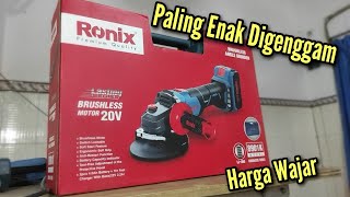 Gerinda Cordless Ronix 8901K Brushless Enak banget digenggam tangan