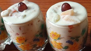 Creamy Fruits Salad | Simple & Delicious Dessert | Fruits Salad | Dessert Recipe