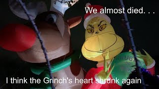 THE GRINCH ALMOST CRUSHES US | VLOGMAS DAY 7 & 8