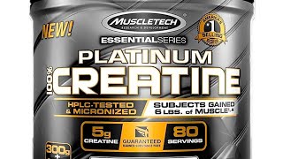 Muscletech platinum micronised creatine unboxing