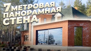 Произвели остекление пристроя дома в г. Тольятти при помощи алюминиевых профильных систем Alutech.