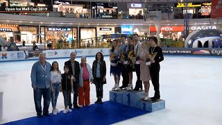 Open Ice Mall Cup 2019 Ice Dance Victory Ceremony