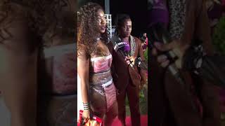 Skolopad wears meat at the feather awards 2017. Must watch!!!😅😅