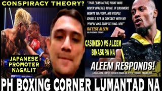 CASIMERO'S PROMOTER GALIT | TAO SA LIKOD NG PH BOXING CORNER LUMITAW | ANONSYO SA LABAN NEXT WEEK!?