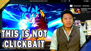 Why I haven't covered Dragon Ball: Sparking! Zero yet. NOT CLICKBAIT.